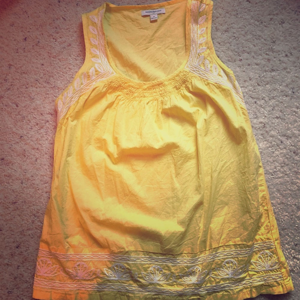 Yellow tank top